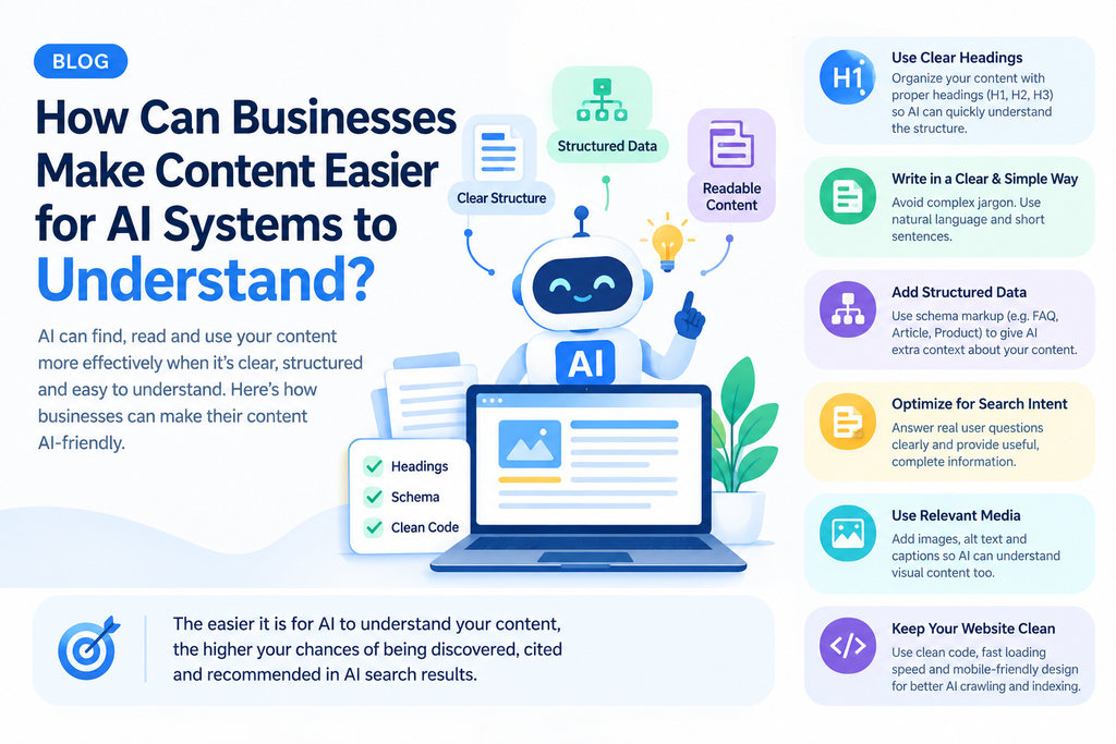 How Can Businesses Make Content Easier for AI Systems to Understand?