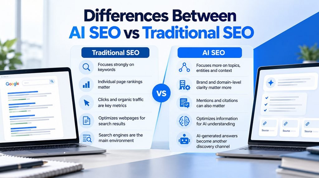 Differences Between AI SEO vs Traditional SEO