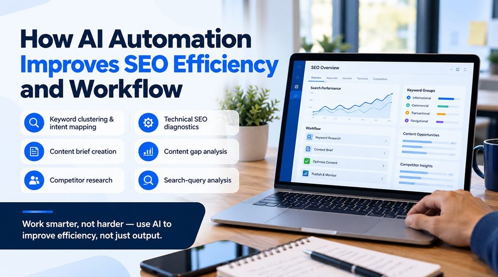 How AI Automation Improves SEO Efficiency and Workflow